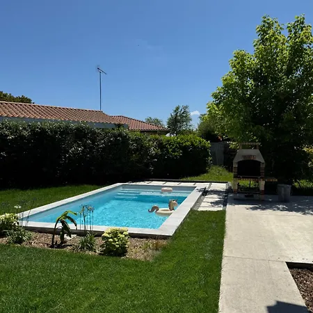 Le De L'ocean - Maison Familiale En Bois Neuve - Piscine Chauffee Ferienhaus