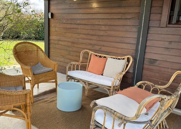 Feriehus Le De L'ocean - Maison Familiale En Bois Neuve - Piscine Chauffee